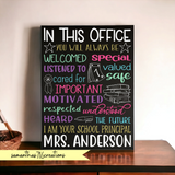 School Principal Motivational Office Decor Painted Canvas - Samantha's 716 Creations