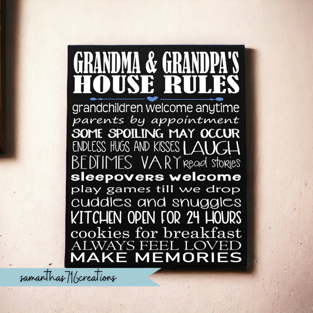 Our Grandpa/Grandma Rocks - Personalized Poster/Wrapped Canvas