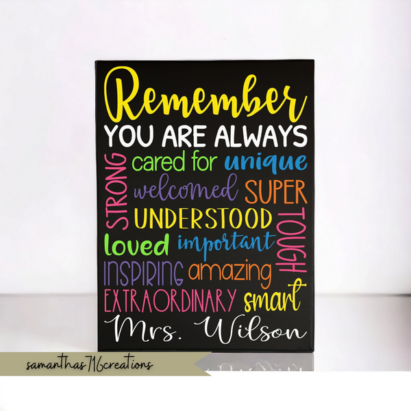 Motivational Sign For Office or Classroom - Samantha's 716 Creations