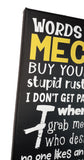 Funny Mechanic Sign For Garage Shop Painted Canvas - Samantha's 716 Creations