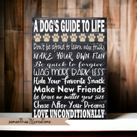 Dog House Rules Painted Canvas Wall Decor - Samantha's 716 Creations