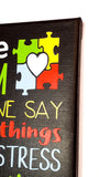 In This House We Do Autism Decor Painted Canvas - Samantha's 716 Creations