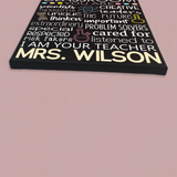 In This Classroom You Are Motivational Science Teacher Personalized Canvas Sign - Samantha's 716 Creations