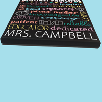 Assistant Principal Personalized Office Sign Canvas - Samantha's 716 Creations