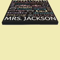 Personalized School Principal Office Decor Canvas - Samantha's 716 Creations