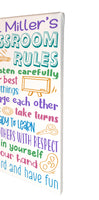 Classroom Rules Sign Painted Canvas Personalized Classroom Decor For Elementary or Middle School - Samantha's 716 Creations